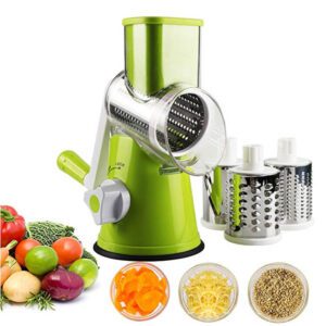 4 Pcs Vegetable Slicer 3 In 1 Manual Machine